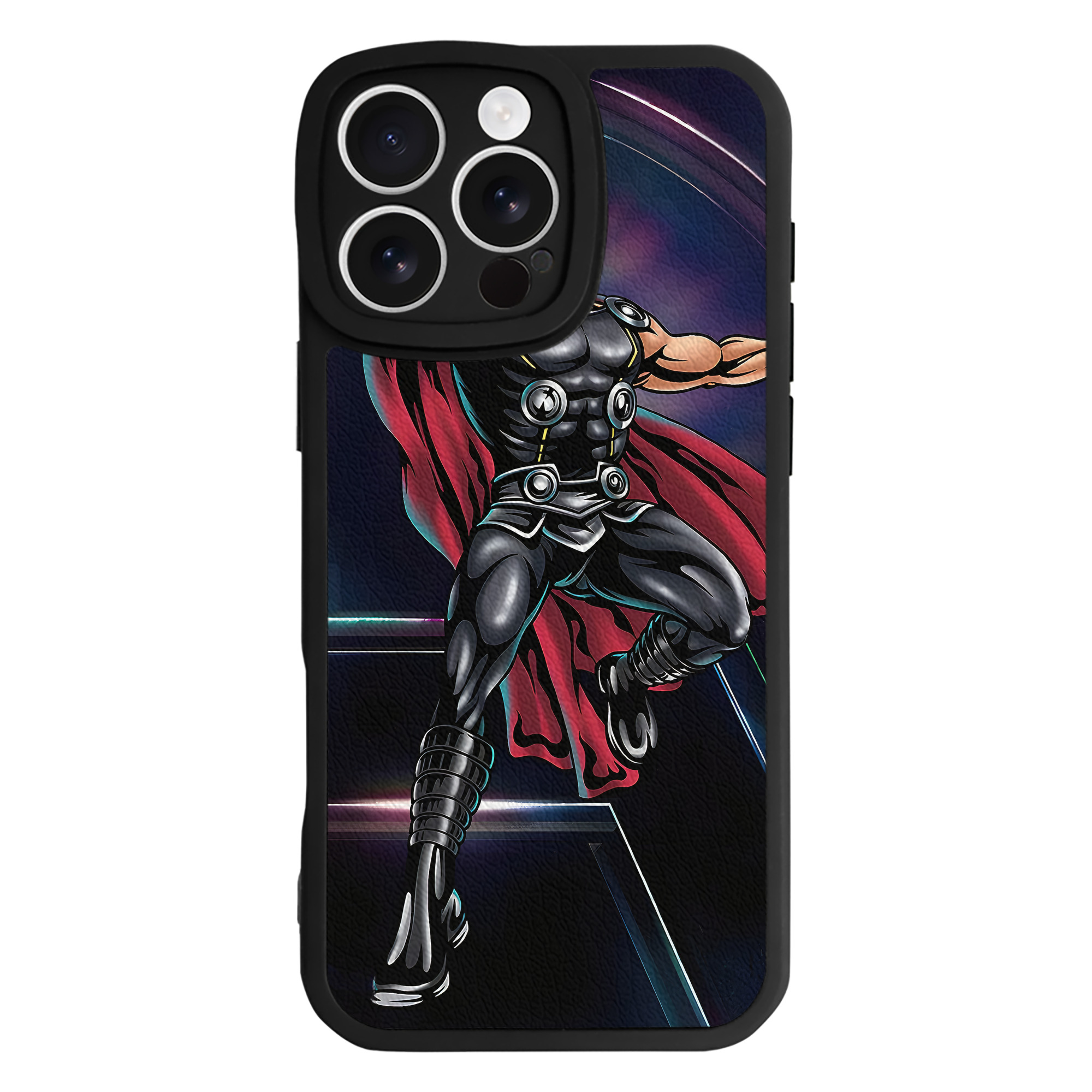 （画像用） アベンジャーズ The Avengers 【iPhone 16シリーズ対応】シリコンスマホケース（レザー調） 材質：シリコン